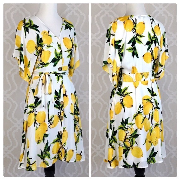 Delilah Loves Lemons Botanical Dress - Picture 8 of 8
